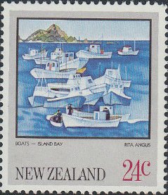 'Boats. Island Bay'